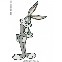 Bugs Bunny Embroidery Cartoon_15